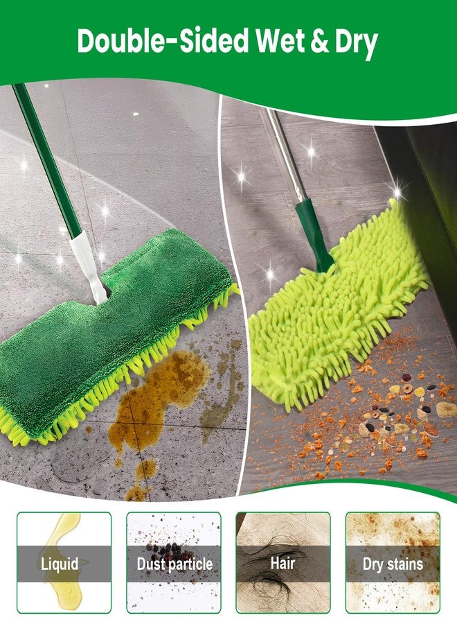 DrFlito 3 Pack Mop Head Replacement for Libman 18" 2-Sided Microfiber Dust Mop, Washable & Reusable Mop Pad Refills for Libman Flat Mop for Indoor & Outdoor Flooring, Bedrooms, Kitchens, Living Rooms - Image 2